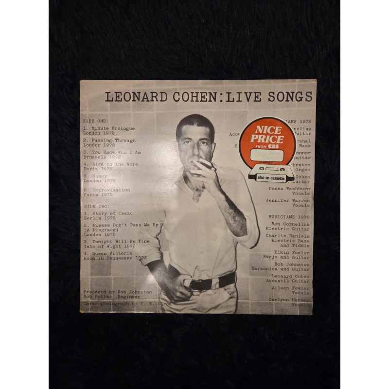 Leonard Cohen – Live Songs